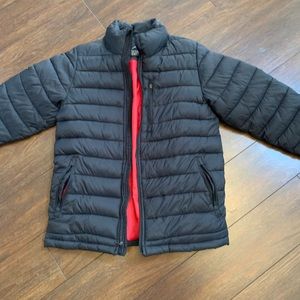 Black puffer jacket- boys